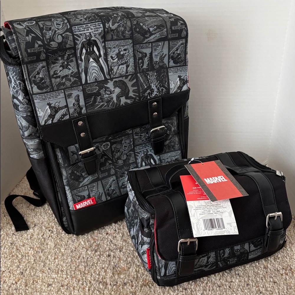 Marvel Comics Backpack Cooler & Lunch Tote